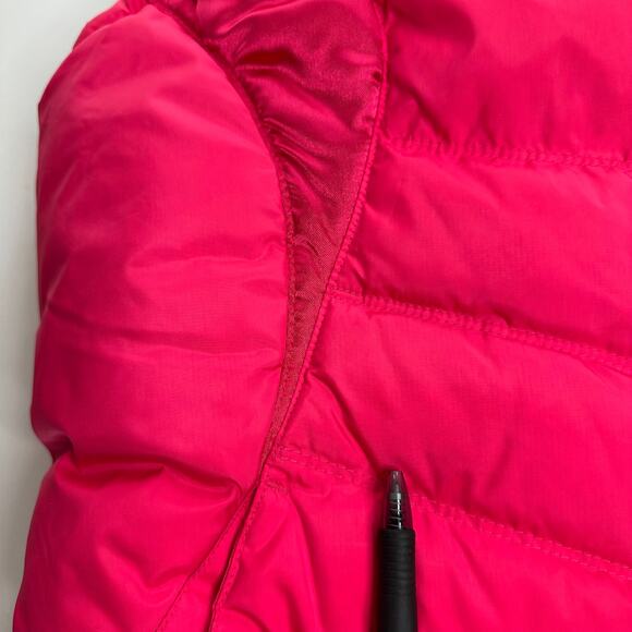 Nike Reversible Pink/Black Duck Down Puffer Vest Training Womens Large 12-14 L - Picture 11 of 12